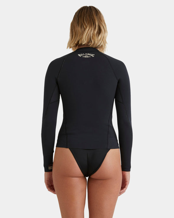 BILLABONG PEEKY JACKET NATURAL - BLACK