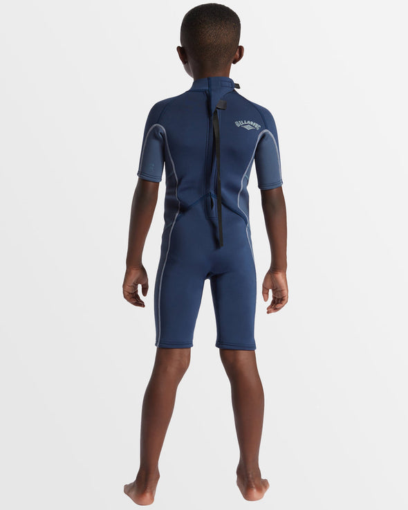 BILLABONS TODDLER ABSOLUTE BZ FL SS SPRING - DARK SLATE