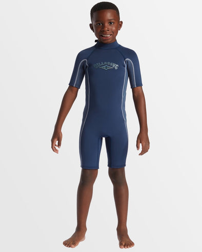 BILLABONS TODDLER ABSOLUTE BZ FL SS SPRING - DARK SLATE