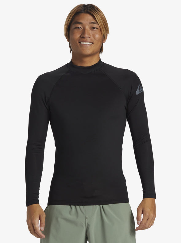 QUIKSILVER MENS EVERYDAY HEAT LS - BLACK