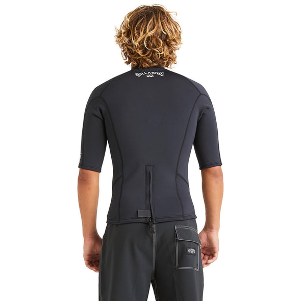 BILLABONG MENS ABSOLUTE SS TOP - BLACK