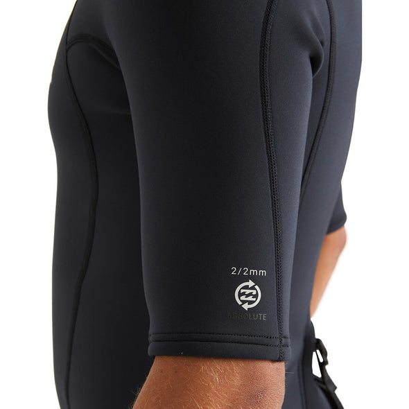 BILLABONG MENS ABSOLUTE SS TOP - BLACK
