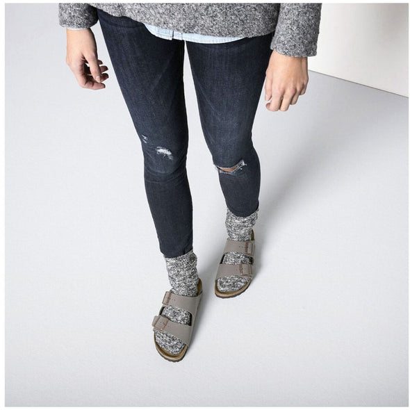 BIRKENSTOCK ARIZONA BIRKIBUCK - STONE