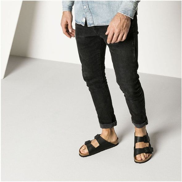 BIRKENSTOCK ARIZONA BIRKO-FLOR - BLACK