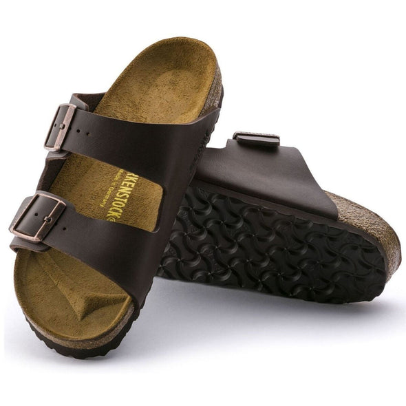BIRKENSTOCK ARIZONA BIRKO-FLOR  - DARK BROWN