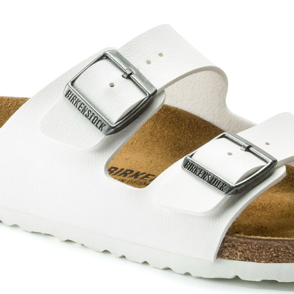 BIRKENSTOCK ARIZONA BIRKO-FLOR (NARROW) - WHITE