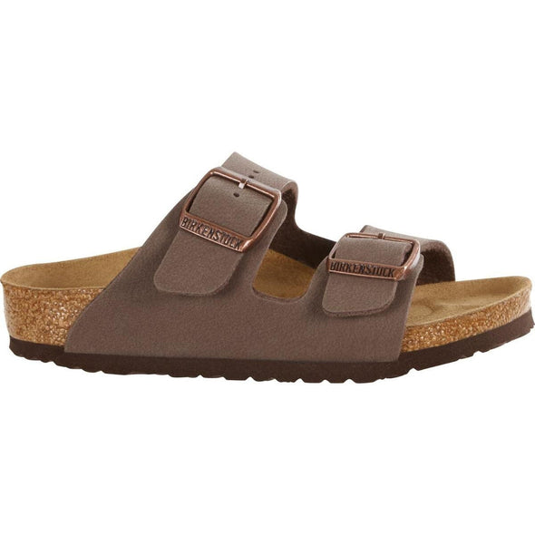 BIRKENSTOCK ARIZONA BIRKIBUC KIDS - MOCHA