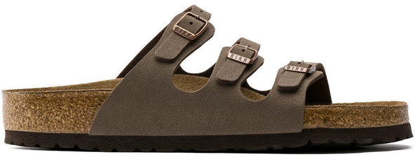 BIRKENSTOCK FLORIDA BIRKIBUC SOFT FOOTBEAD (REGULALR) - MOCHA