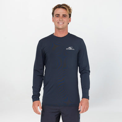ONEILL CLEAN & MEAN L/S RASH TEE - BLACK