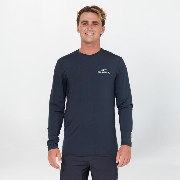 ONEILL CLEAN & MEAN L/S RASH TEE - BLACK