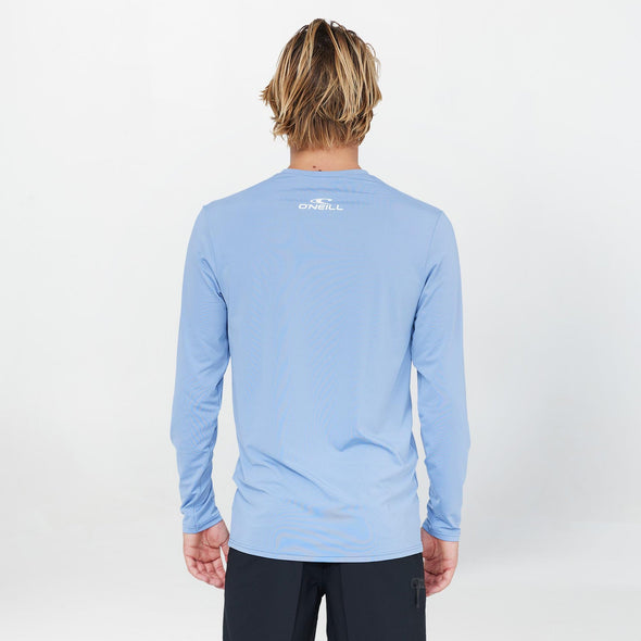 ONEILL CLEAN & MEAN L/S RASH TEE - FADED DENIM
