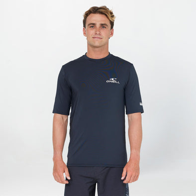ONEILL CLEAN & MEAN S/S RASH TEE - BLACK