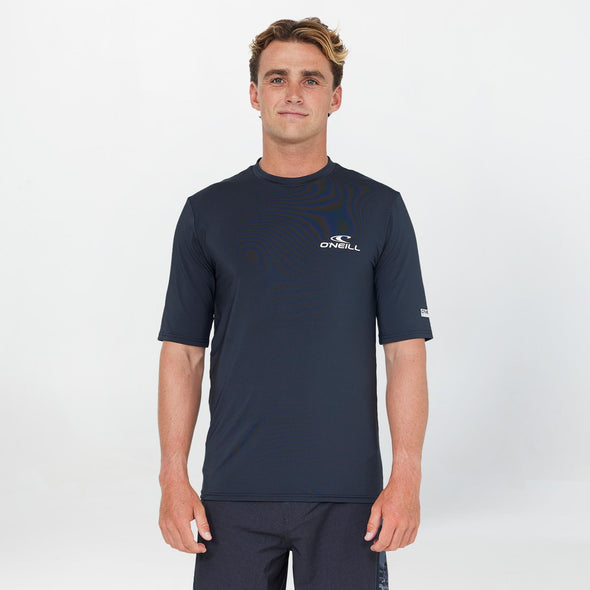 ONEILL CLEAN & MEAN S/S RASH TEE - BLACK