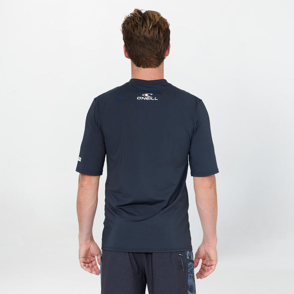 ONEILL CLEAN & MEAN S/S RASH TEE - BLACK
