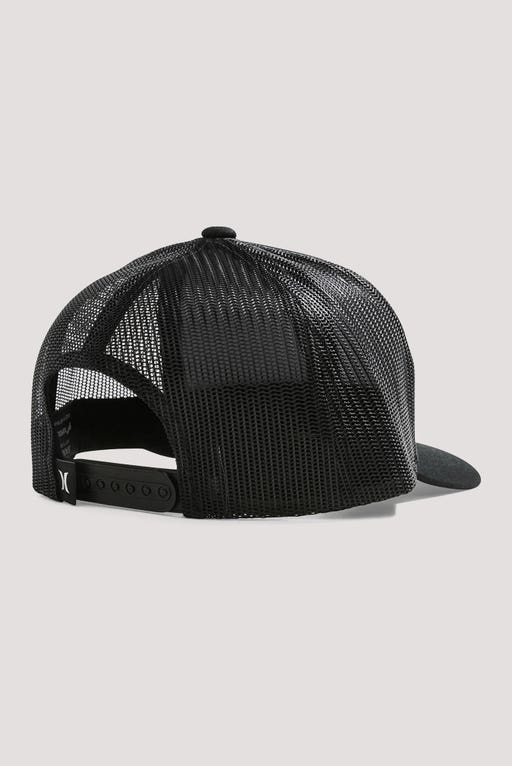 HURLEY CORP TRUCKER HAT - BLACK