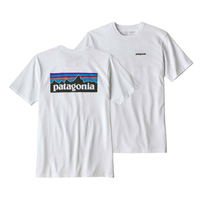 PATAGONIA M'S P-6 LOGO RESPONSIBILITY TEE - WHITE