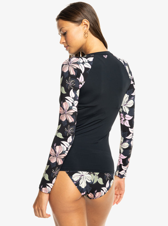 ROXY SUNNY FLORAL LS ZIP LYCRA - KVJ5