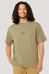 RIP CURL FADE OUT EMB TEE - WASHED MOSS