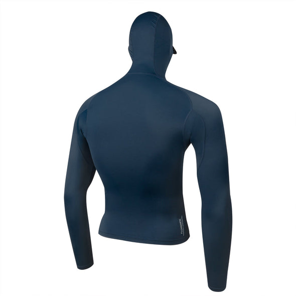 FLORENCE STANDARD ISSUE LS HOODED RASH GUARD - DARK NAVY