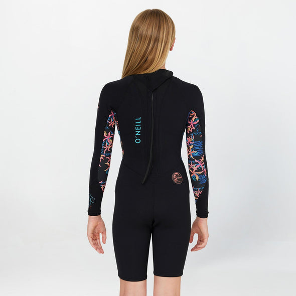ONEILL GIRLS BAHIA BZ LS LONG SPRING 2MM - TROPIC TEXTA
