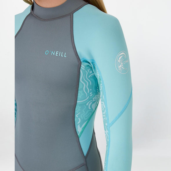 ONEILL GIRLS BAHIA BZ LS MID SPRING 2MM - TIDEPOOL