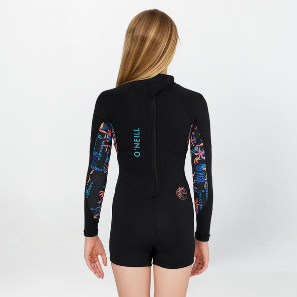 ONEILL GIRLS BAHIA BZ LA MID SPRING 2MM - TROPIC TEXTA