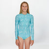 ONEILL GIRLS BAHIA LYCRA BZ LS SURFSUIT - TIDEPOOL