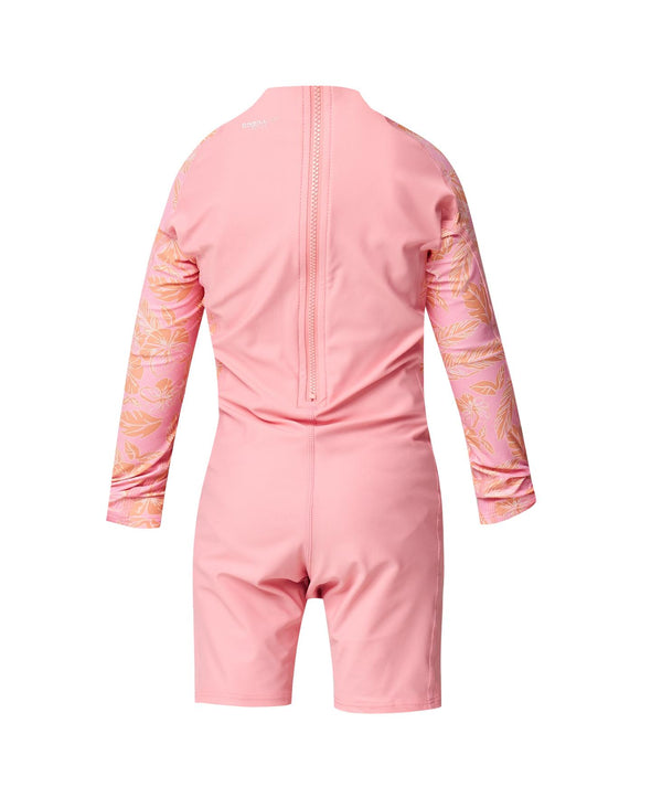 ONEILL GIRLS TODDLER SPF LS SPRING RASHSUIT - SUNSET FLOWER