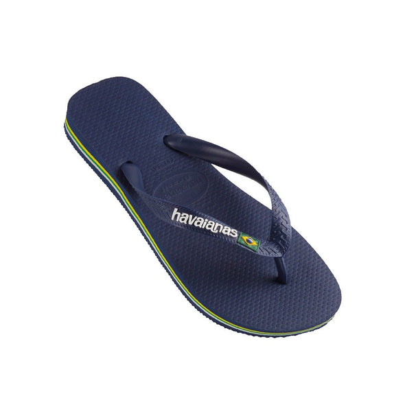 HAVAIANAS KIDS BRAZIL LOGO - NAVY