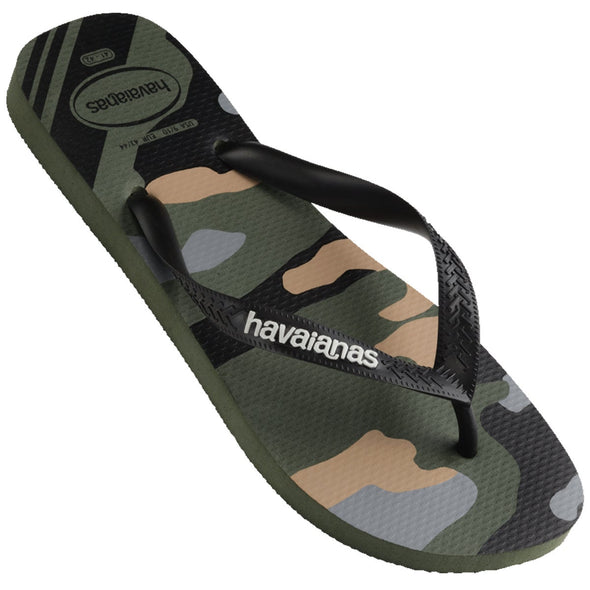 HAVAIANAS TOP CAMU - OLIVE GREEN/BLACK