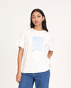 HUFFER CLASSIC TEE 170/IN A DAZE - CHALK