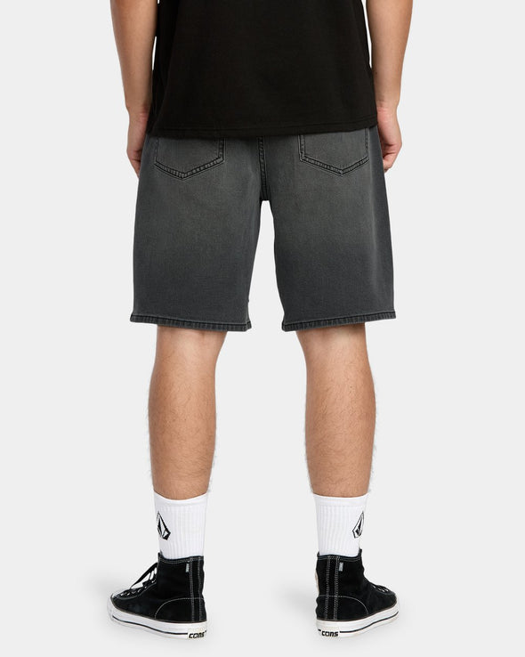 VOLCOM BILLOW DENIM SHORT 22" - CONCRETE