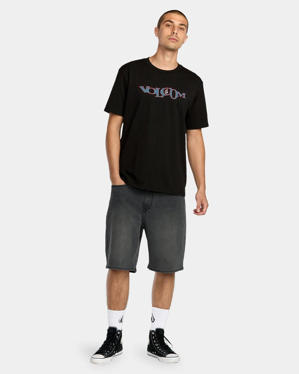 VOLCOM BILLOW DENIM SHORT 22" - CONCRETE