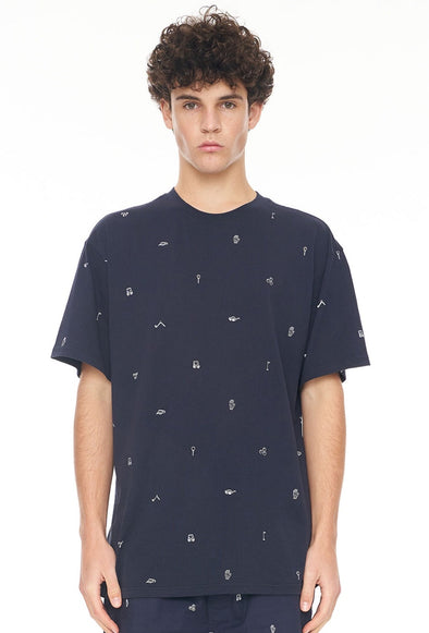 HUFFER PAR 97 SUP TEE - NAVY