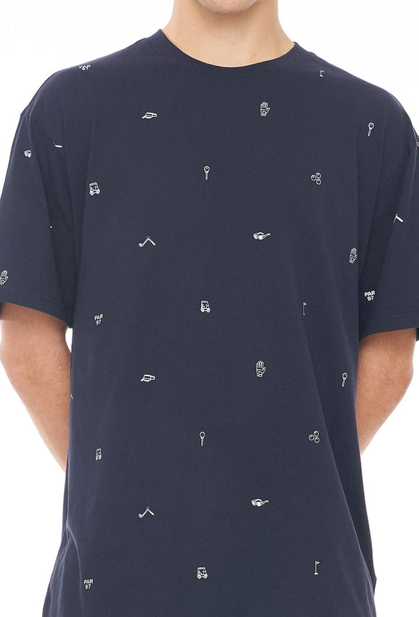 HUFFER PAR 97 SUP TEE - NAVY