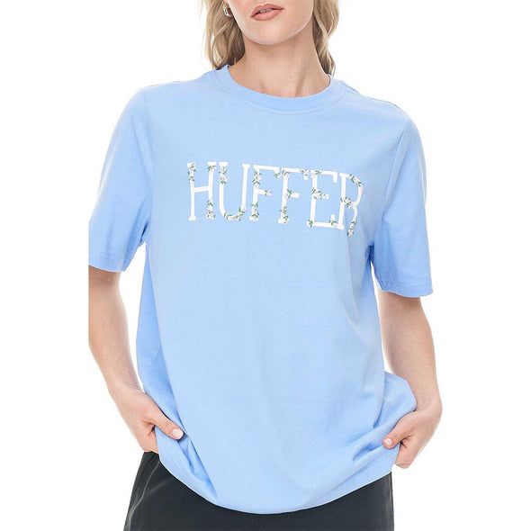 HUFFER RELAX TEE 170/BLOOMIN - CORNFLOWER