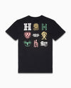 HURLEY ORGANIC MARKS TEE - BLACK