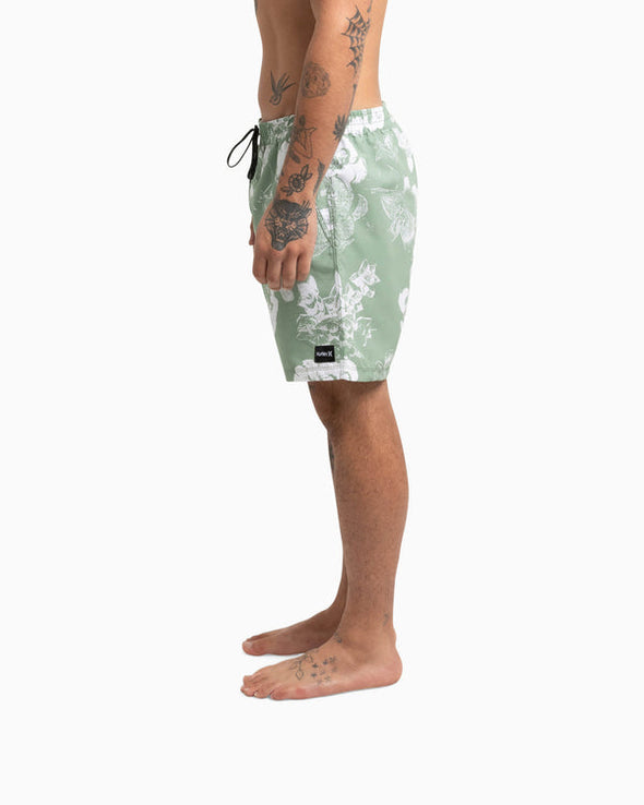 HURLEY BEACH XEROX BOARDSHORT - GREEN BAY