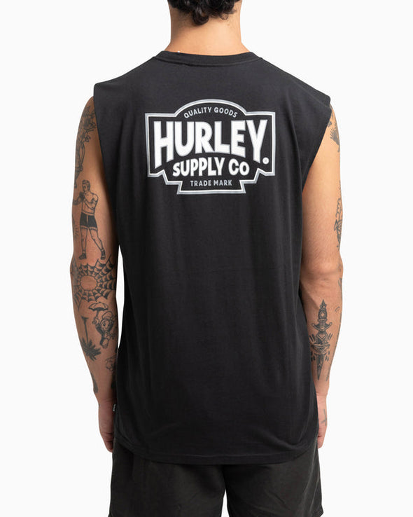 HURLEY ORGANIC SUPPLY MUSCLE - BLACK