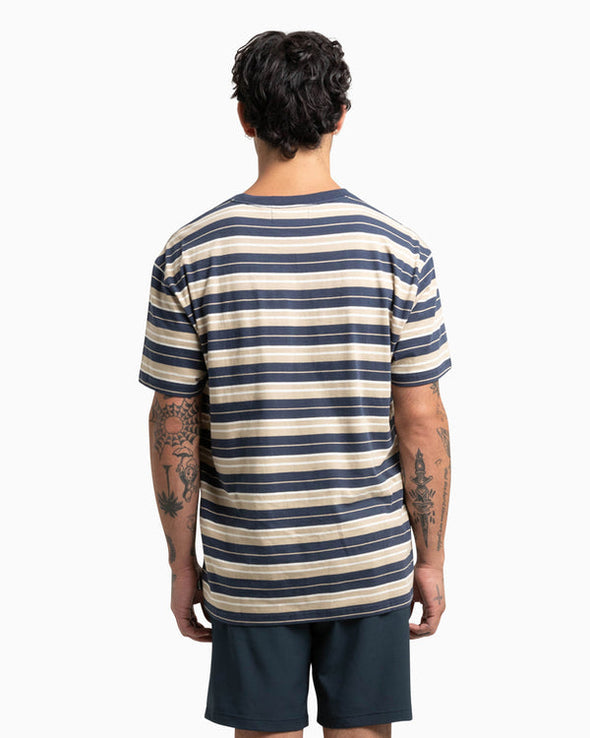 HURLEY ORGANIC FLASH TEE - MOOD INDIGO