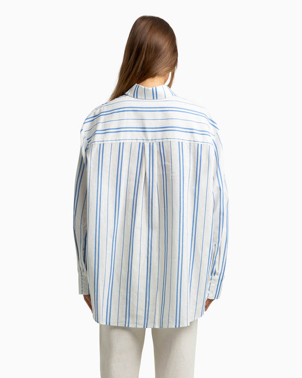 HURLEY LA MER LS SHIRT - MARSHMALLOW