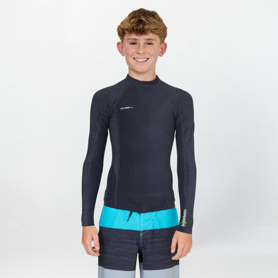 ONEILL YOUTH HYPERX LS CREW 1.5MM - GUNMETAL