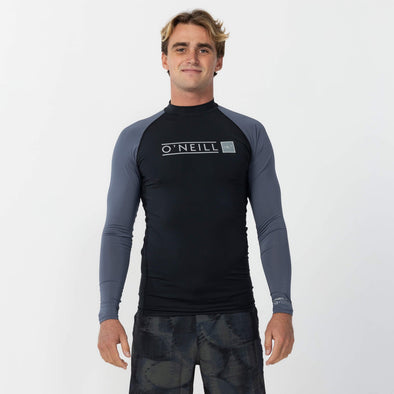 ONEILL REACTOR BLOCK UV LS RASHVEST - ORION BLUE