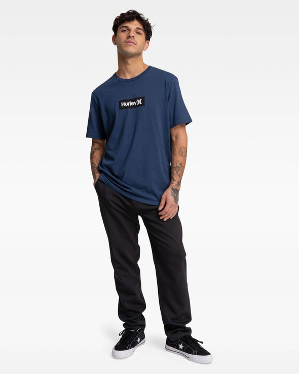 HURLEY BOX ONLY TEE - INSIGNIA BLUE