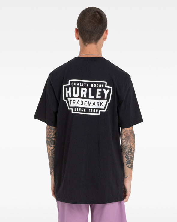 HURLEY STATION TEE - BLACK