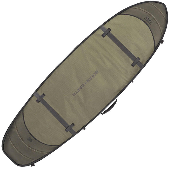 OCEAN AND EARTH HYPA FISH/SHORTBOARD  TRAVEL COVER 3 BOARD - KHAKI