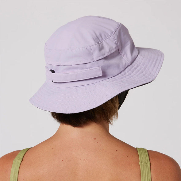 OCEAN AND EARTH INDO STIFF PEAK SURF HAT - PALE LILAC