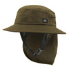 OCEAN AND EARTH INDO STIFF PEAK SURF HAT - OLIVE