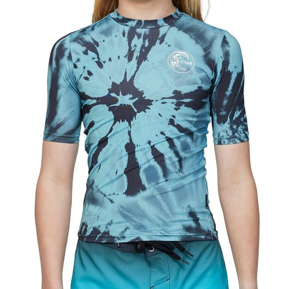 ONEILL BOYS DOPEDYE SS UV SURF TEE - DEEP TEAL