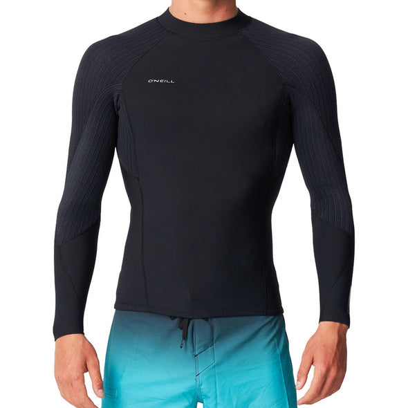 ONEILL HYPERFREAK LS CREW GBS 2MM - BLACK/BLACK